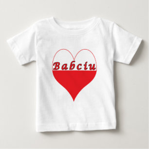 Babciu Polnisches Herz Baby T-shirt