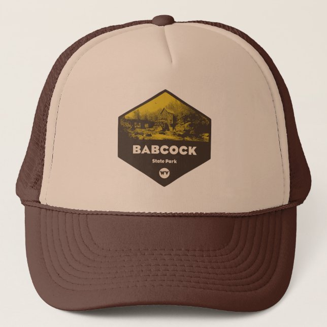Babcock Staat Park West Virginia Truckerkappe (Vorderseite)