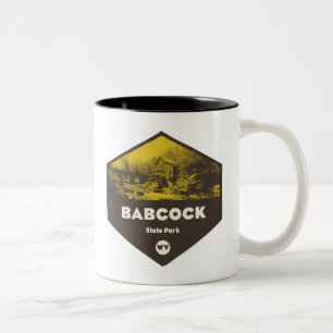 Babcock Staat Park West Virginia Zweifarbige Tasse