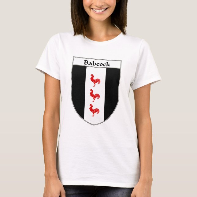 Babcock Wappen/Familienwappen T-Shirt (Vorderseite)