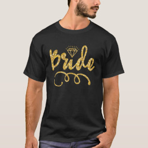 Babe Bride Trendy Retro Bride Squad Stamm Hochzeit T-Shirt