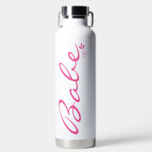 "Babe"-Buchstabe Druckwasserflasche, rostfreier St