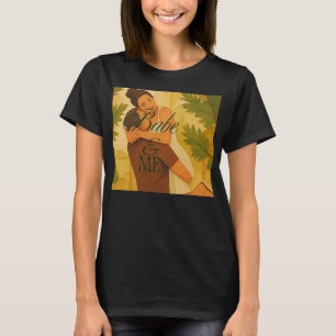 Babe und ich Süße Retro-Wald-Wiedersehens-Romantik T-Shirt