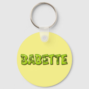 Babette Name Kiwi Design Schlüsselanhänger