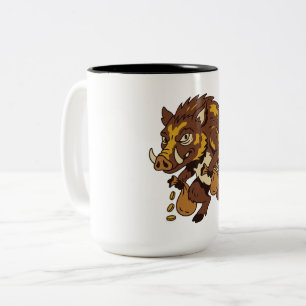 Babi Ngepet Zweifarbige Tasse