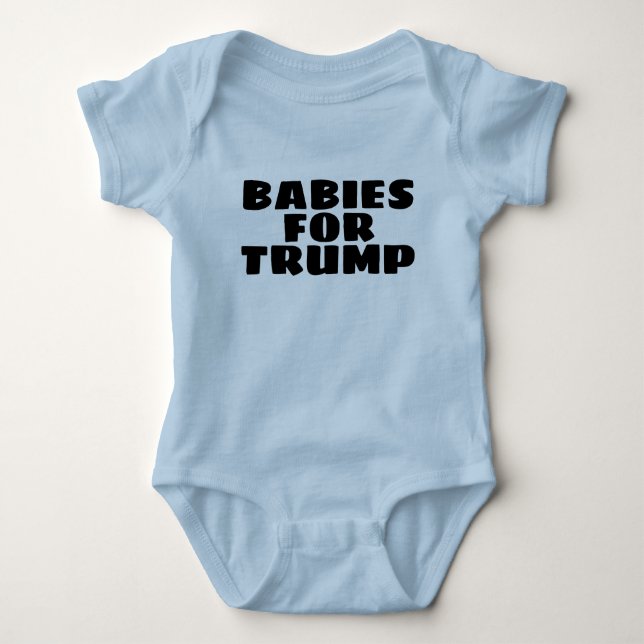 BABIEN FÜR TRUMP-BABYKLEIDUNG BABY STRAMPLER (Vorderseite)