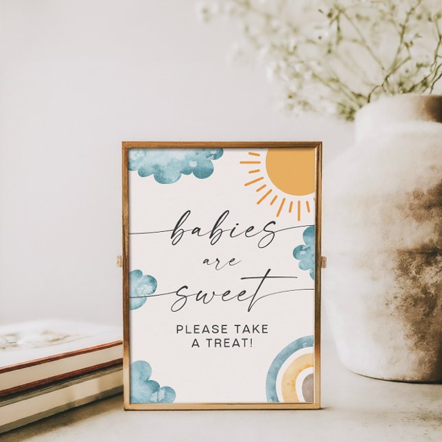 Babies Are Sweet Baby Shower Sunshine Poster (Von Creator hochgeladen)