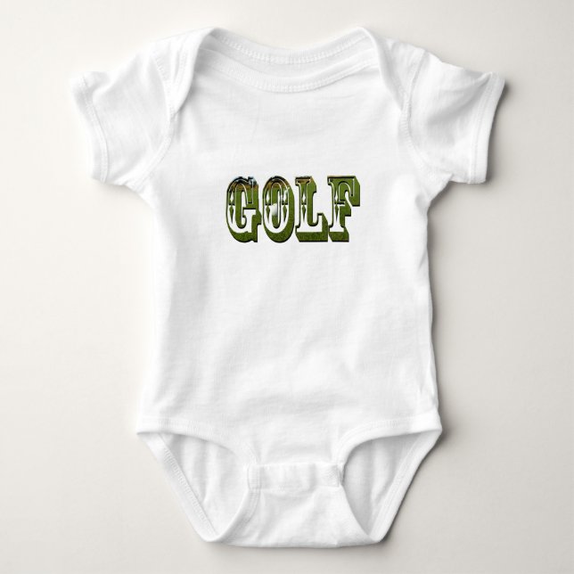 Babies Golf Logo Jumpsuit Baby Strampler (Vorderseite)