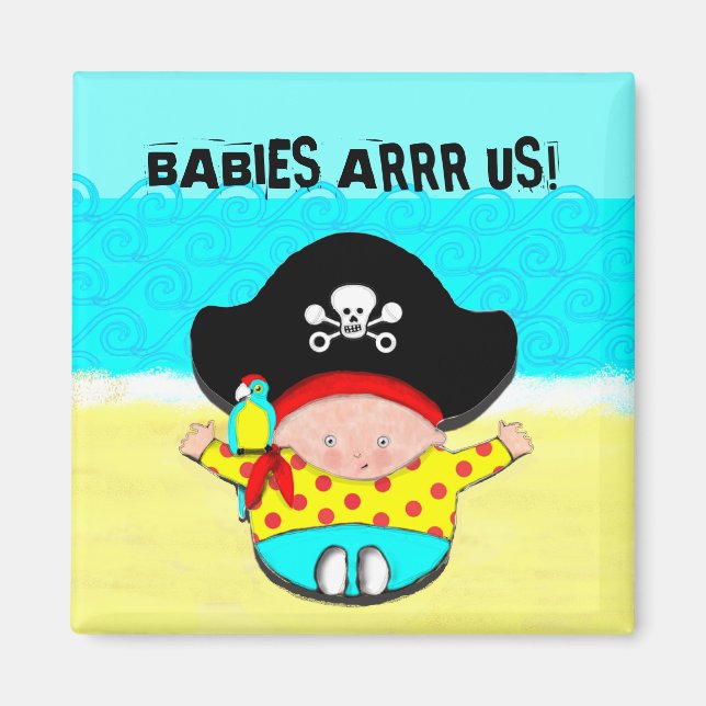 BABIES SIND UNS ANGEKOMMEN! MAGNET (Vorne)