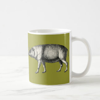 Babirusa-wildes Schwein-Eber-Schwein Warthog Kaffeetasse