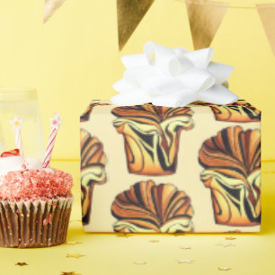 Babka Chocolate Brot Slice Loaf Jüdische Bäckerei Geschenkpapier