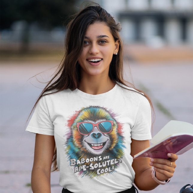 Baboon Bonanza T-Shirt: Eine Coole Erklärung Wir T-Shirt (Von Creator hochgeladen)