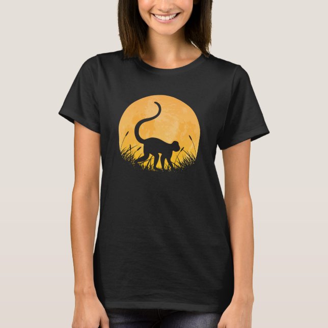 Baboon Easy Halloween Outfit Affe Animal Moon Co T-Shirt (Vorderseite)