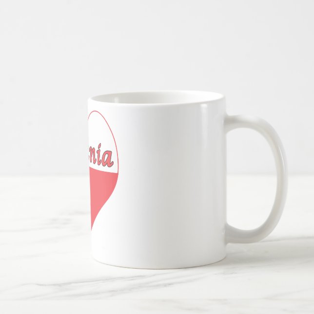 Babunia Polnisches Herz Kaffeetasse (Rechts)