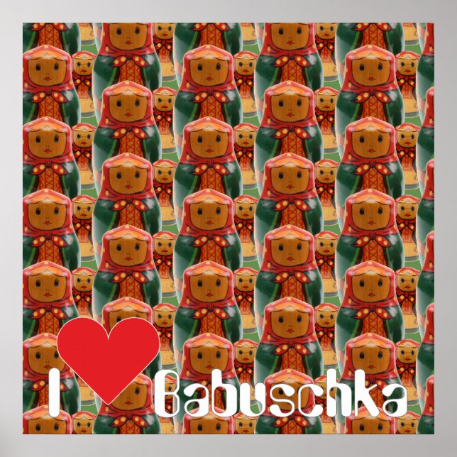 Babuschka Matrjoschka Matryoshka Poster (Vorne)