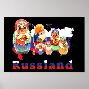 Babuschka Matrjoschka Matryoshka Poster