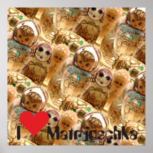 Babuschka Matrjoschka Matryoshka Poster