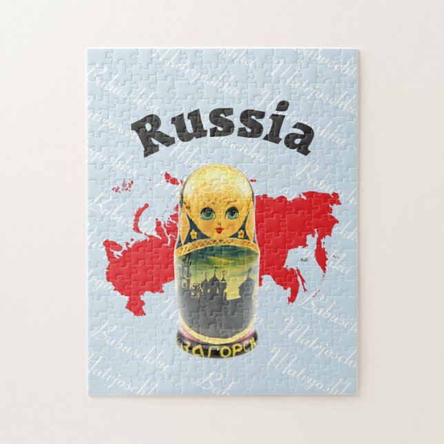 Babuschka Matrjoschka Matryoshka Puzzles (Vertikal)