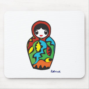 Babushka - Matryoshka Mousepad
