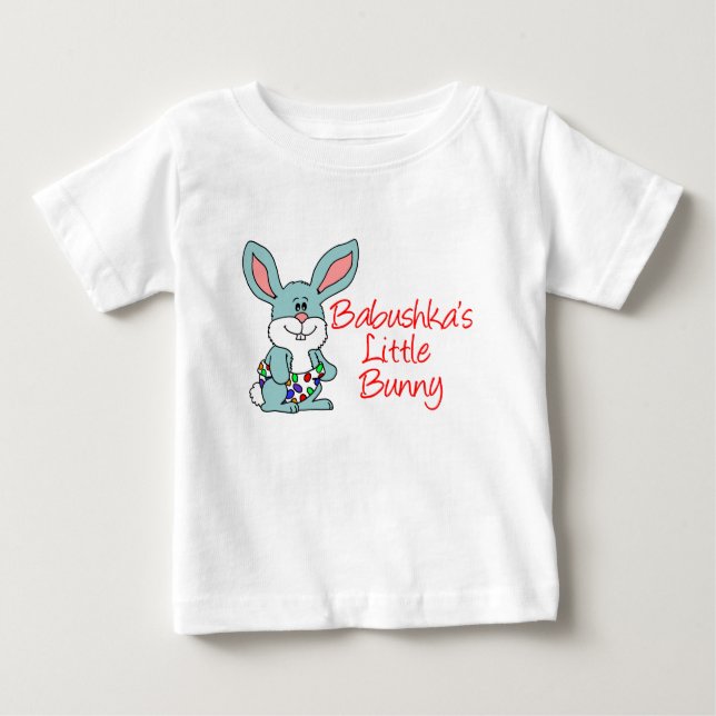 Babushkas kleiner Hase Baby T-shirt (Vorderseite)