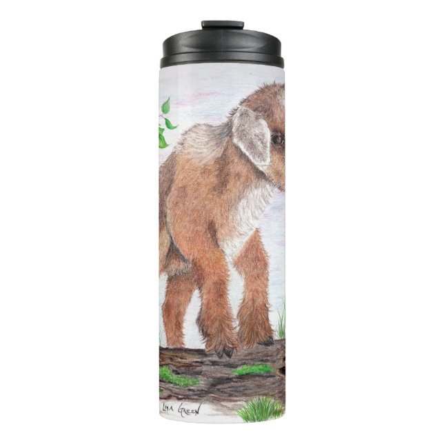 Babv Goat Thermal Tumbler Thermosbecher (Vorderseite)