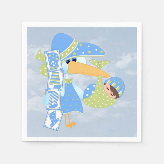 Baby1Standard Cocktail Napkins Serviette (Vorderseite)