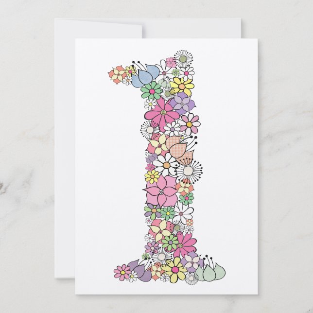 Baby 1. Geburtstag Party Custom Einladung (Vorderseite)