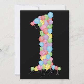 Baby 1. Geburtstag Party individuelle Einladung