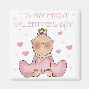 Baby-1. Valentinstag Magnet
