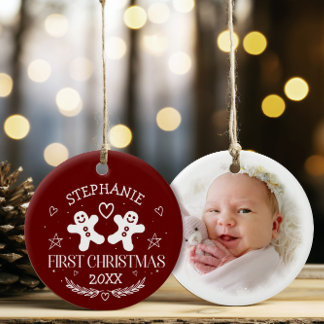 Baby 1 Weihnachtsakzent Keramik Ornament