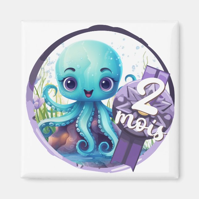 Baby - 2 Monate Magnet (Vorne)