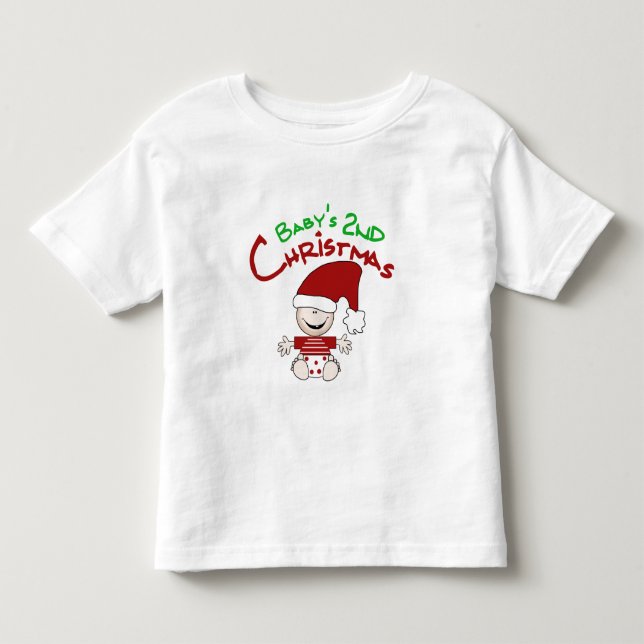 Baby 2. Weihnachtsgeschenke und Geschenke Kleinkind T-shirt (Vorderseite)