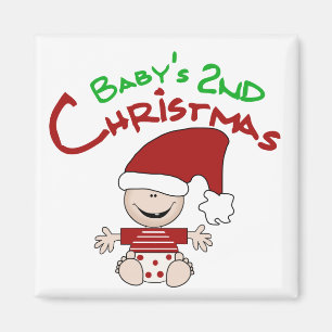 Baby 2. Weihnachtsgeschenke und Geschenke Magnet