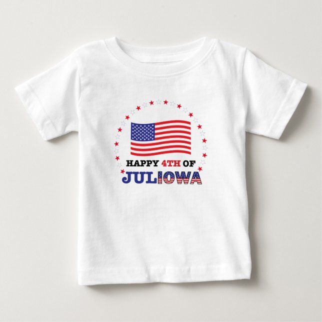 Baby 4th of JULIOWA T-Shirt (Devant)
