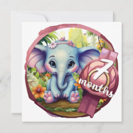 Baby - 7 Months Einladung