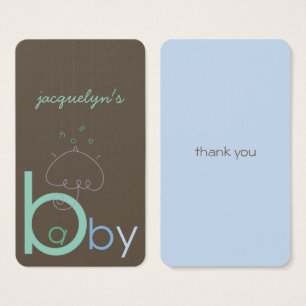 Baby "a" in B Blue Boy Baby Shower DIY Geschenkmar