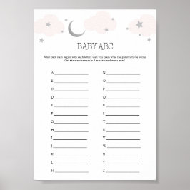 Baby ABC Baby Shooting Game Card Poster