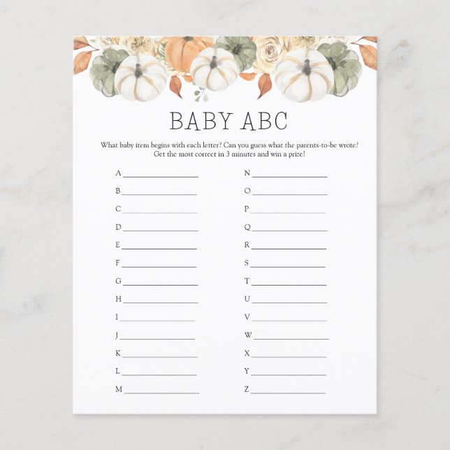 Baby ABC Baby Showspiel (Vorderseite)