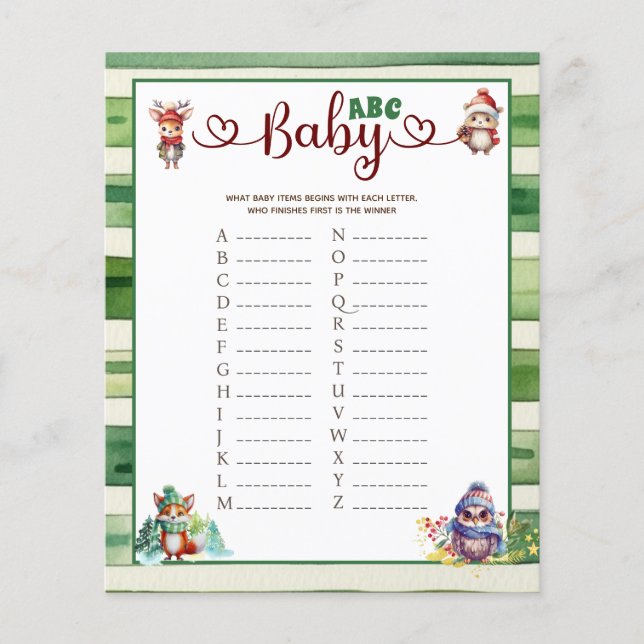 Baby ABC Christmas Animal Baby Shooting Game (Vorderseite)