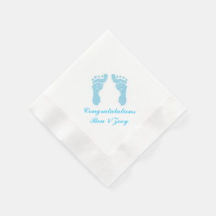 "Baby-Abdruck-" Papierservietten