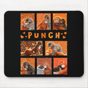 Baby-Affe schlägt Mama-Affe Zeug Umarme Kinder Män Mousepad