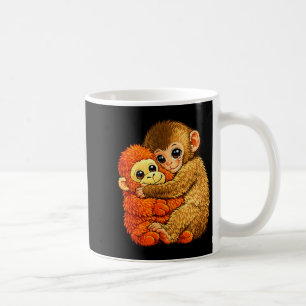 Baby-Affen-Schlag - lustiges Affen-Plüschspielzeug Kaffeetasse