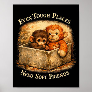 Baby-Affen-Schlag Poster