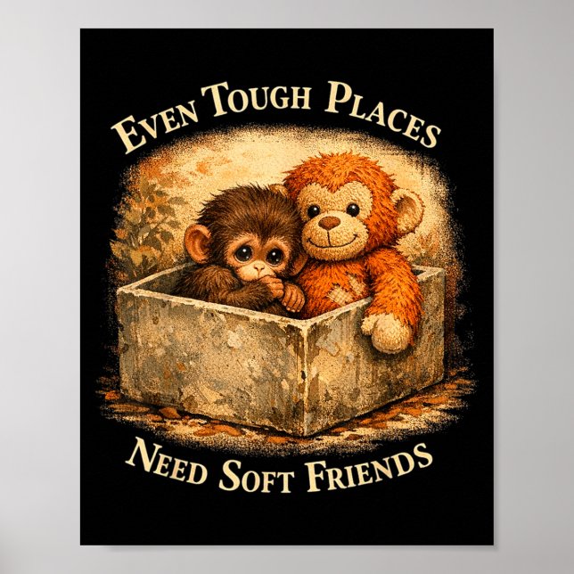 Baby-Affen-Schlag  Poster (Vorne)