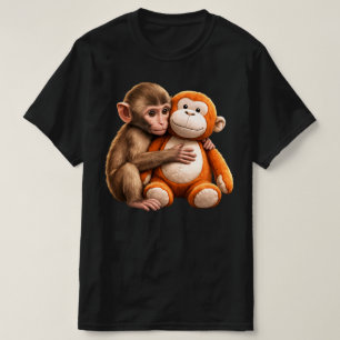 Baby-Affen-Schlag-Team-Schlag T-Shirt
