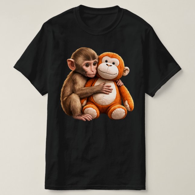Baby-Affen-Schlag-Team-Schlag T-Shirt (Design vorne)
