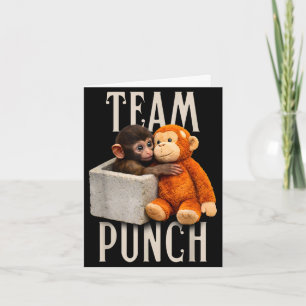Baby-Affen-Schlag-Team schlägt Karte