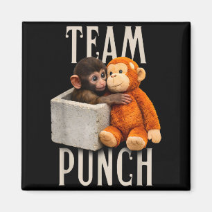 Baby-Affen-Schlag-Team schlägt Magnet
