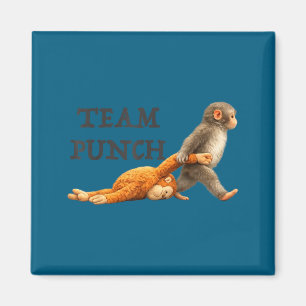 Baby-Affen-Team schlägt lustiges Affen-Meme Baby-M Magnet