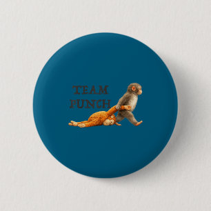 Baby Affenteam boxt lustiger Affe Meme Baby Mönch Button